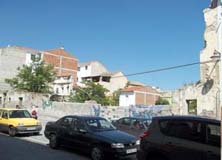 Solares casas hundidas.